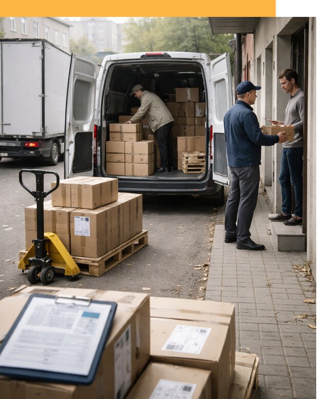 Доставка грузов от двери до двери с таможней от 46904 руб.