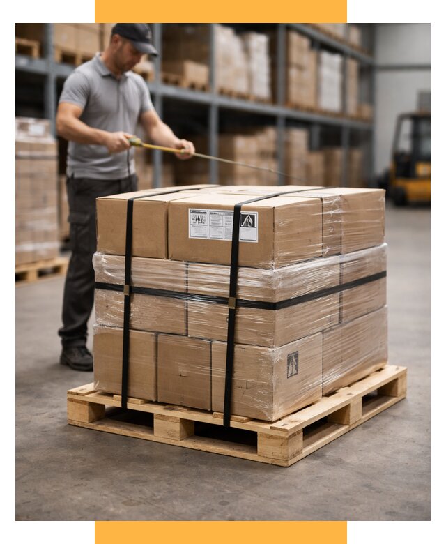 Упаковка и паллетирование грузов от 3648 р. | СетСервис-Брв