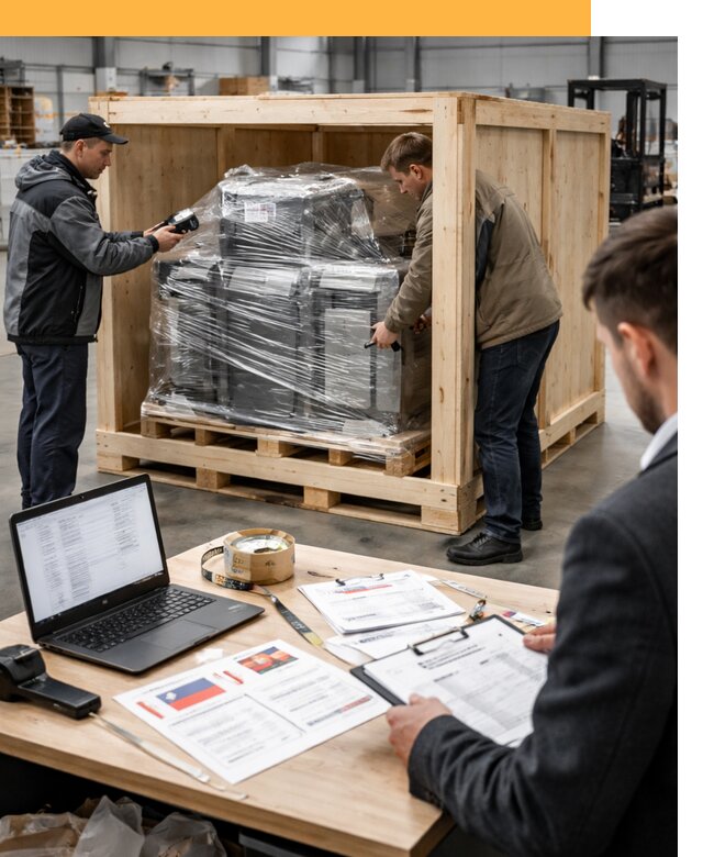 Доставка промышленного оборудования из США от 67750 руб