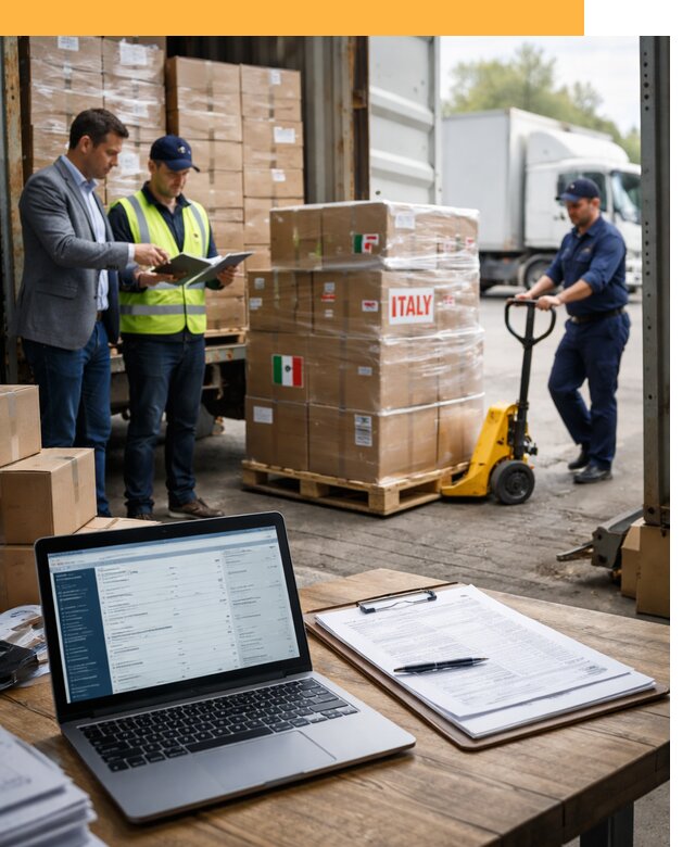 Доставка грузов из Италии: морские и авиаперевозки от 18761