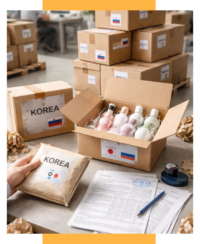 Доставка косметики из Кореи от 8860 р. под ключ | СетСервис-Брв