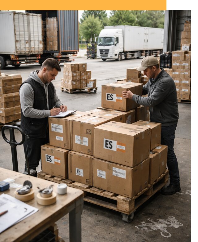 Доставка грузов в Испанию автотранспортом от 36481 руб