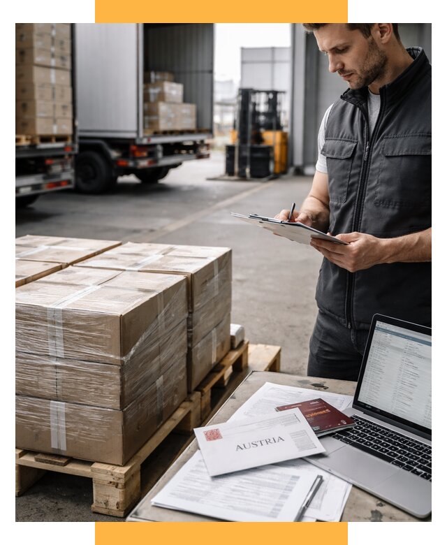 Доставка в Австрию от 67750 р. Логистика и экспорт СетСервис-Брв