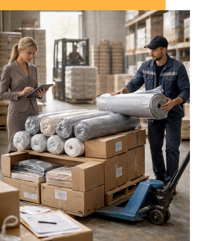 Перевозка текстиля по миру от 15635 руб. с таможней и страхованием