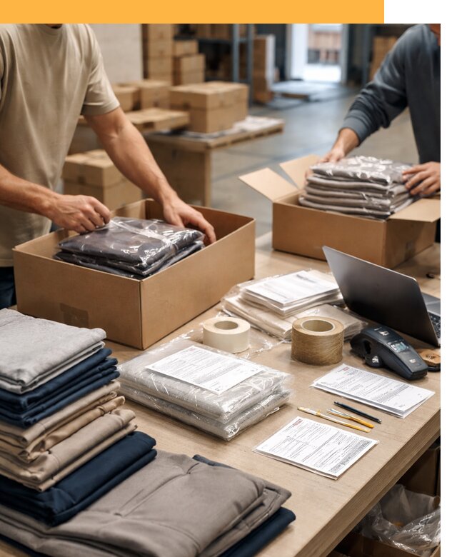 Перевозка одежды по миру от 7817 руб. с таможенным оформлением