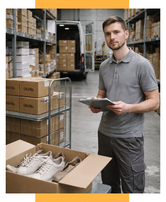 Доставка обуви из Китая и Турции от 4690 р. СетСервис-Брв