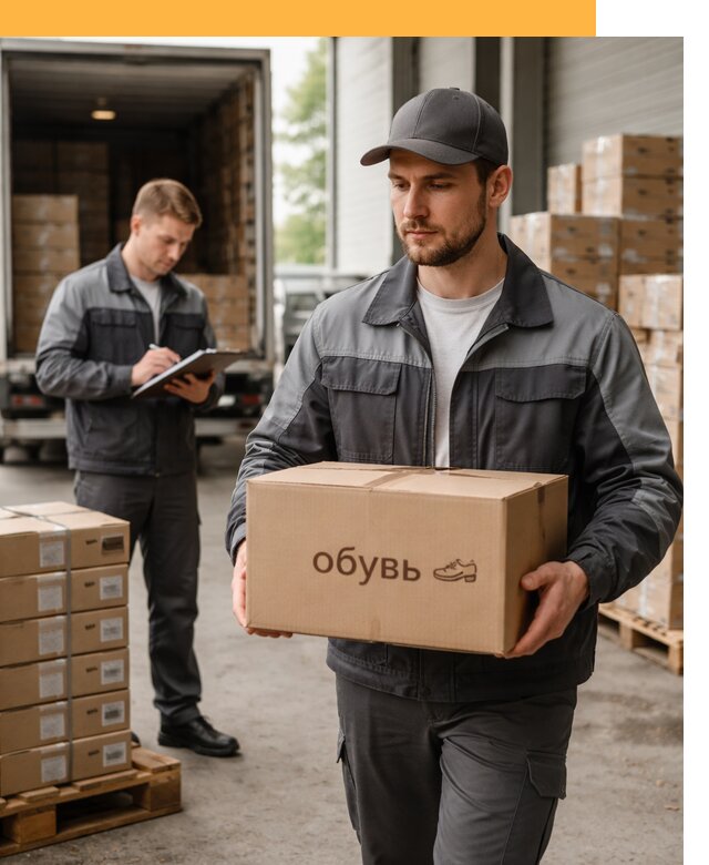 Международная перевозка обуви с таможенным оформлением от 4690