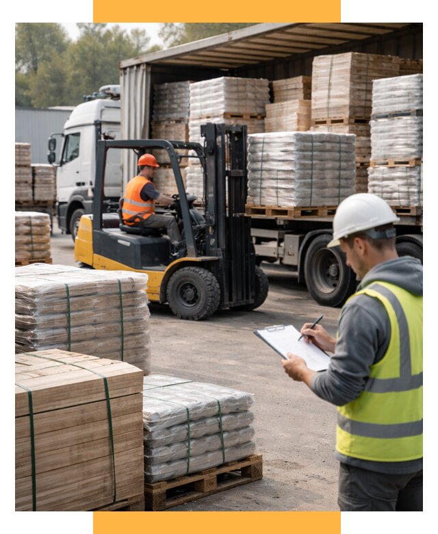 Перевозка строительных материалов от 5733 р. | СетСервис-Брв