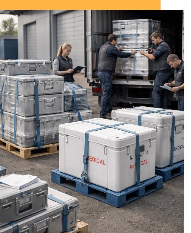 Перевозка медицинского оборудования по всему миру от 15635 руб