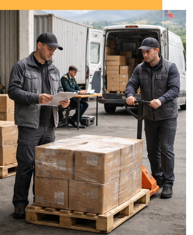 Доставка грузов через Армению, быстрая таможенная очистка от 26058