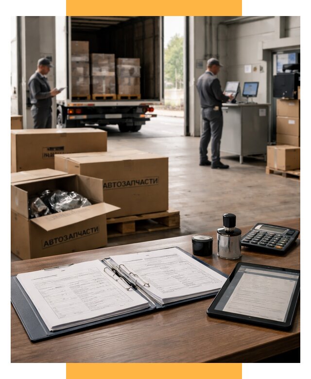 Таможенное оформление автозапчастей под ключ от 8860 р., СетСервис-Брв