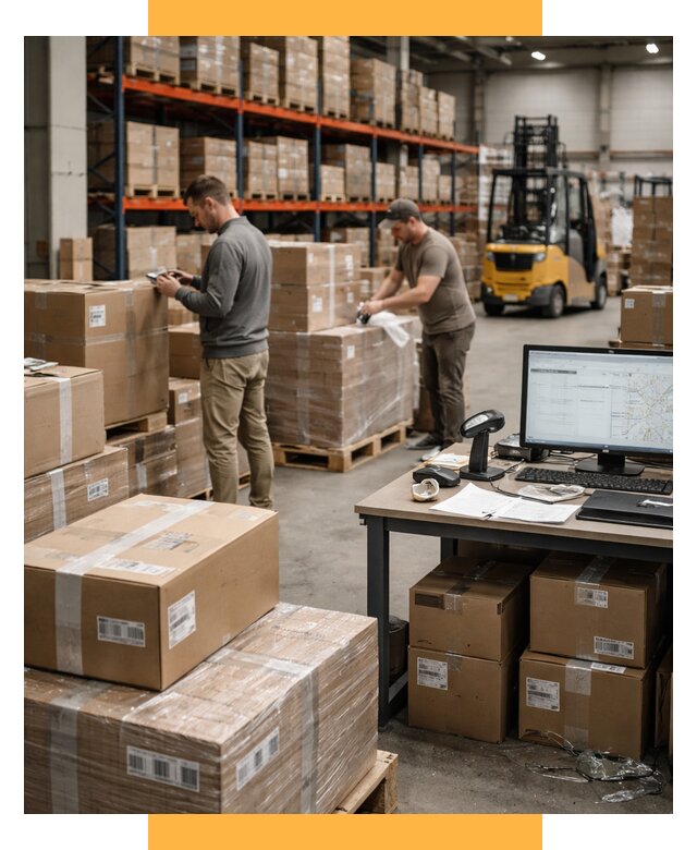 Склад консолидации в Европе от 6775 р., услуги СетСервис-Брв