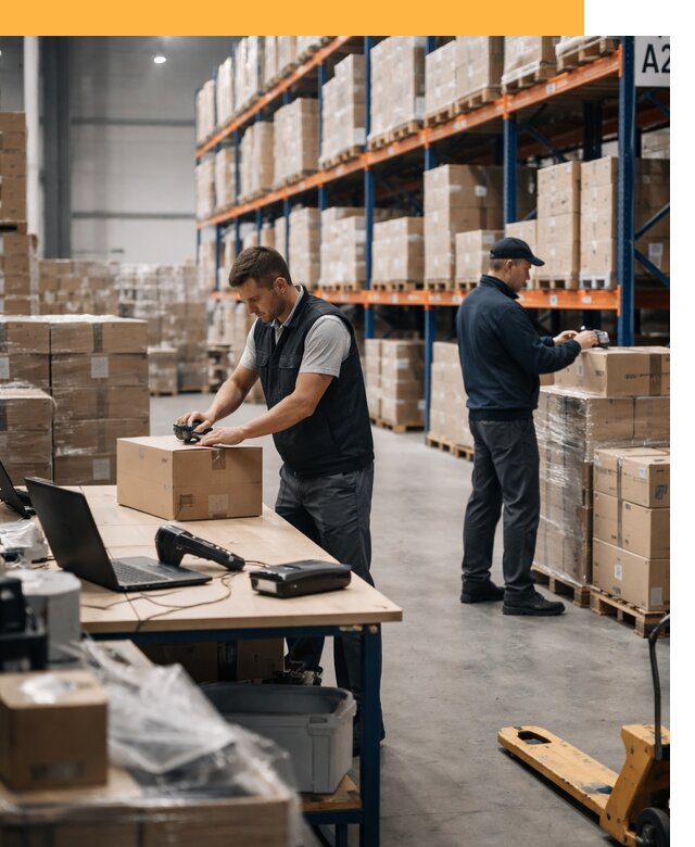 Склад консолидации в Европе: хранение, сортировка от 6775